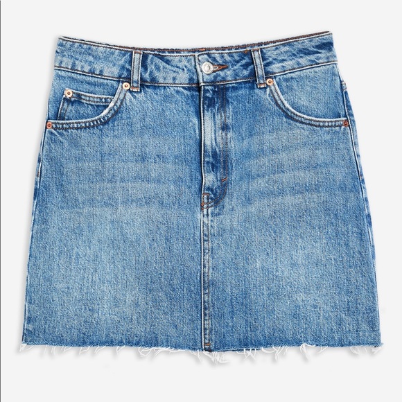 Topshop Denim Skirt - Picture 3 of 7